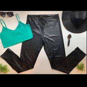 FOREVER 21 Faux Leather Leggings